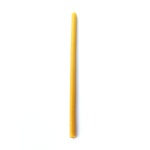 Свеча тонкая из натурального пчелиного воска ручной работы, 18 г