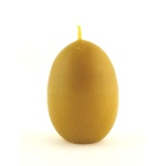 Свеча Яйцо из натурального пчелиного воска ручной работы, 70 г